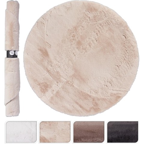 TAPPETO 120X120CM PELO 4ASS